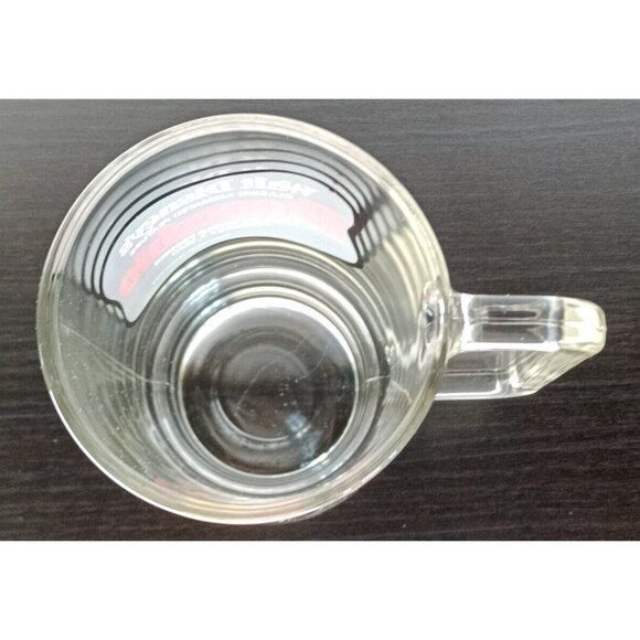 Disneys PINOCCHIO World Premier Clear Glass Mug Cup Collector VINTAGE NEW - Picture 5 of 7